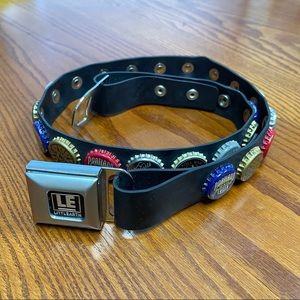 🌏 Little earth 💯 % recycled belt & bottle opener